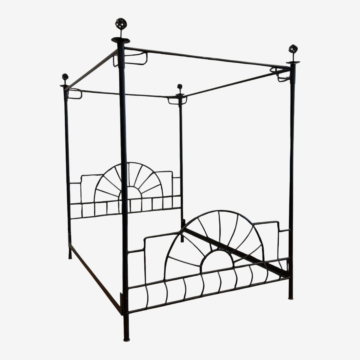 Queen Size Coaster Sunburst Canopy Bed - Image 1