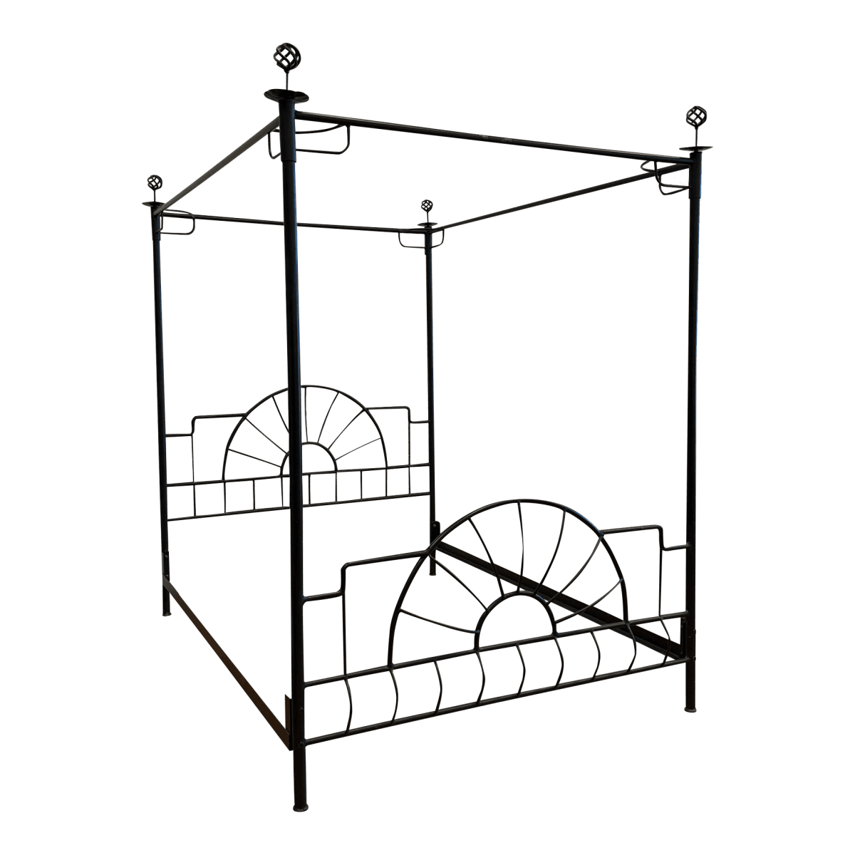 Queen Size Coaster Sunburst Canopy Bed - Thumbnail 2