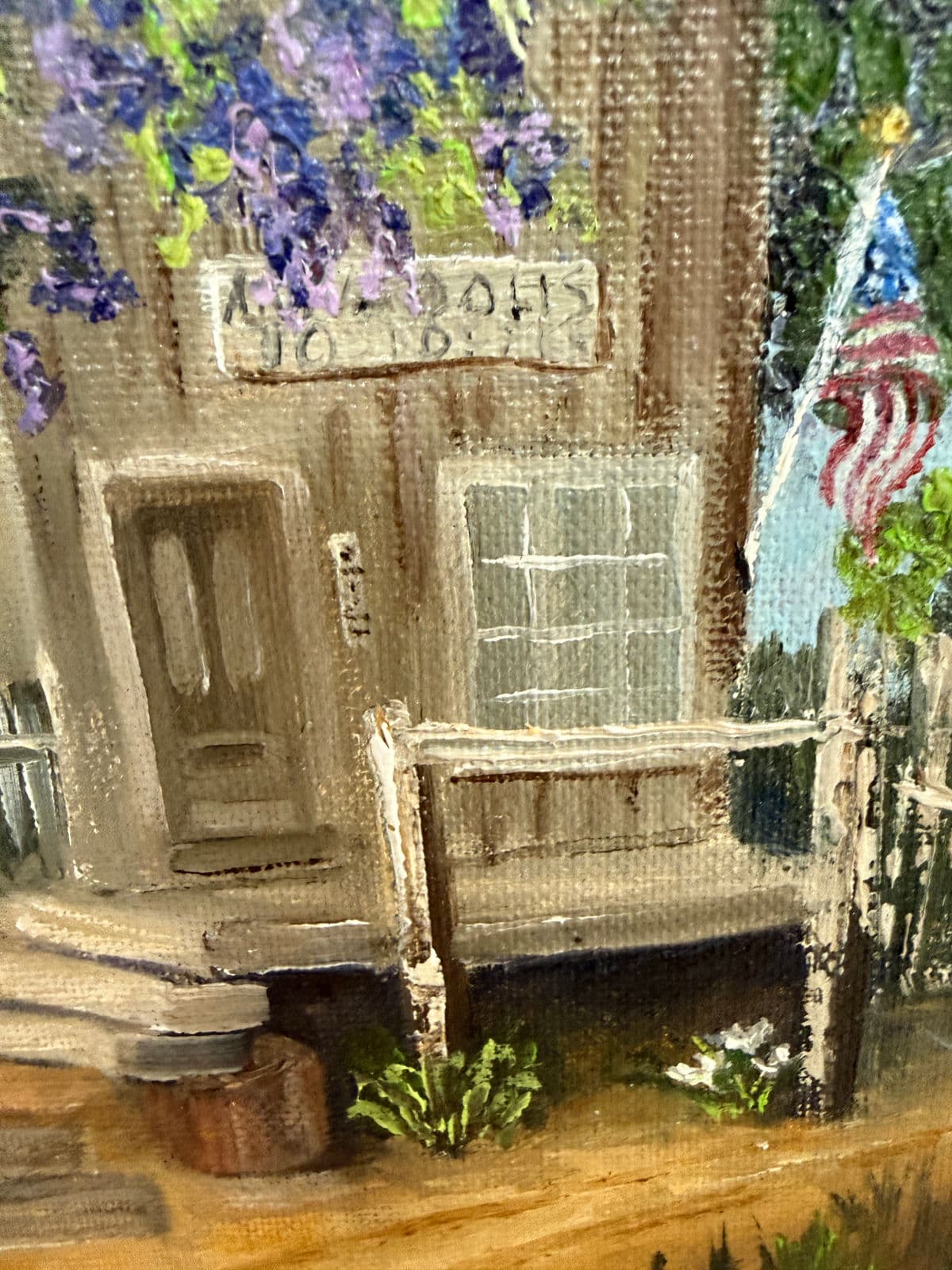 Dorothy Dunnigan Front Porch Painting, Framed - Thumbnail 10