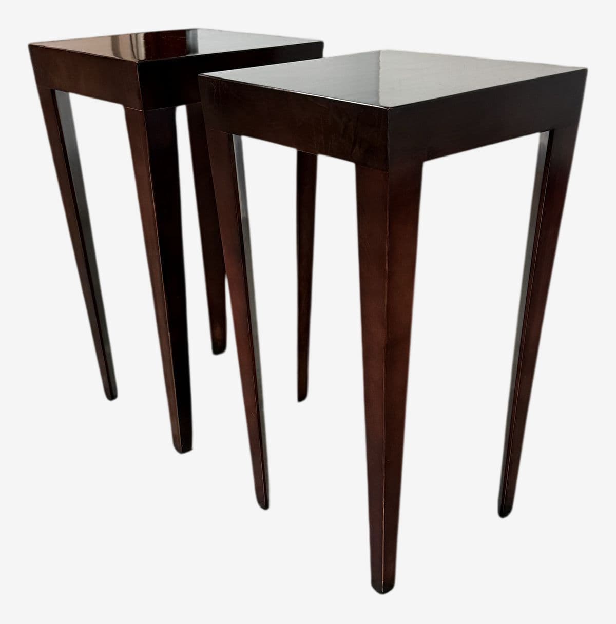 Swaim Occasional Side Tables, Pair - Image 1