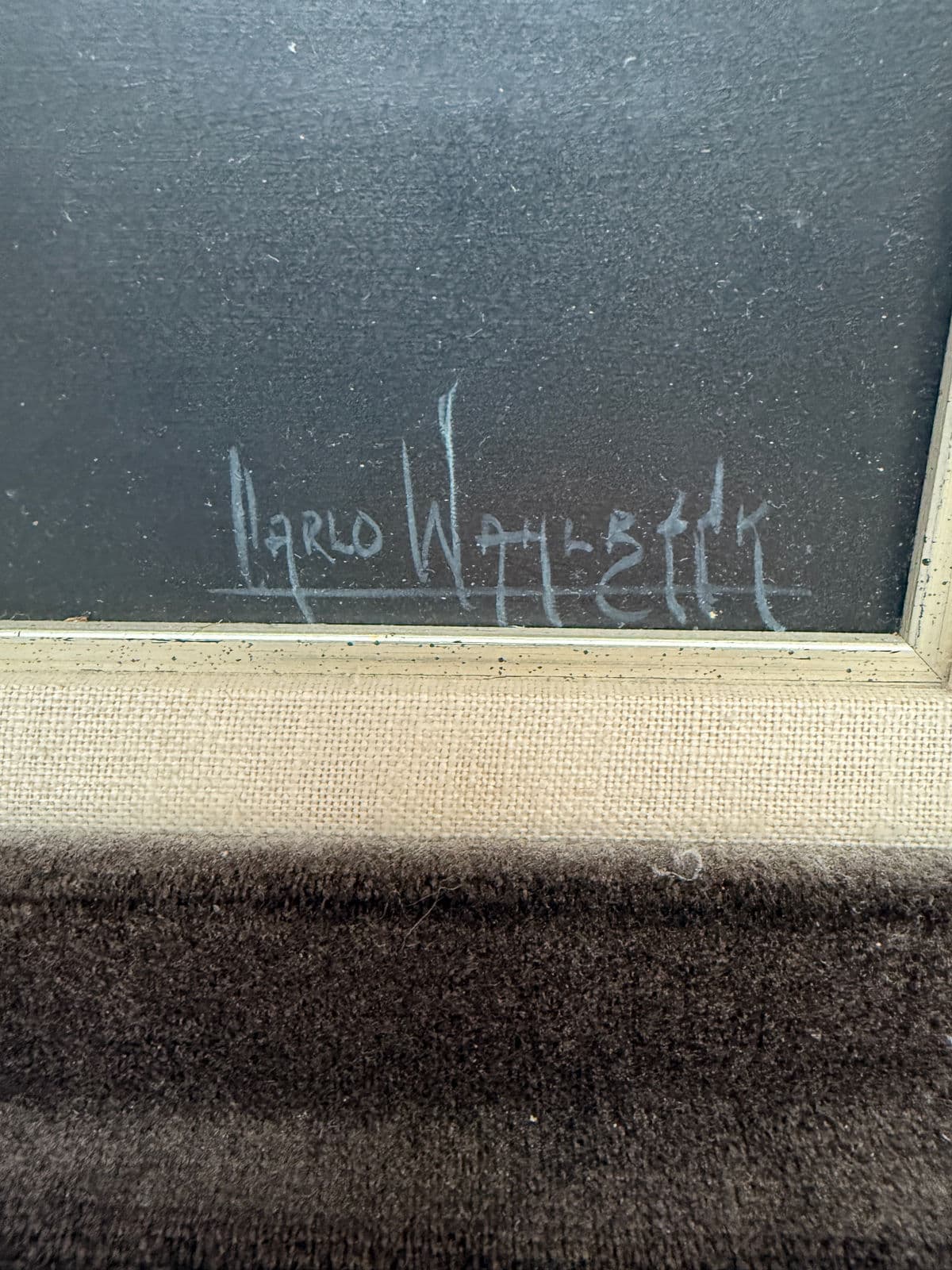 Carlo Wahlbeck Original Painting, Signed + Framed - Thumbnail 4