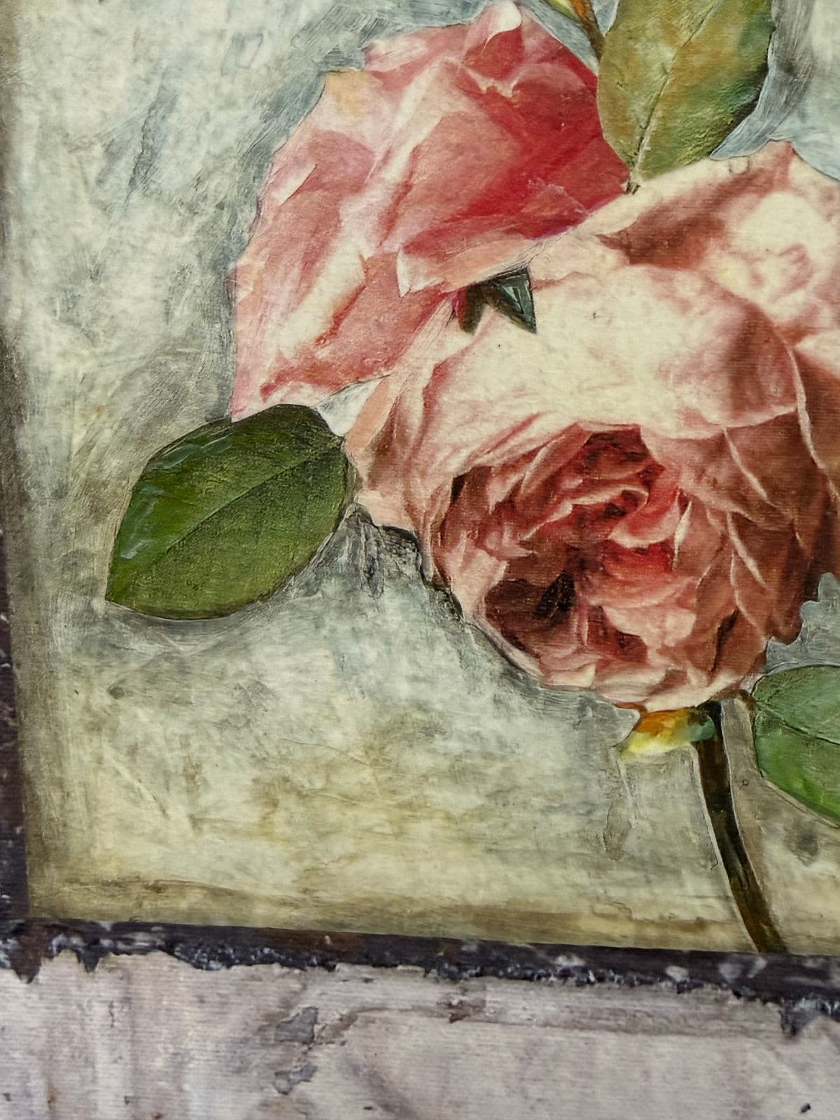 Peggy Abrams Style Rose Tile Print of Canvas - Thumbnail 13