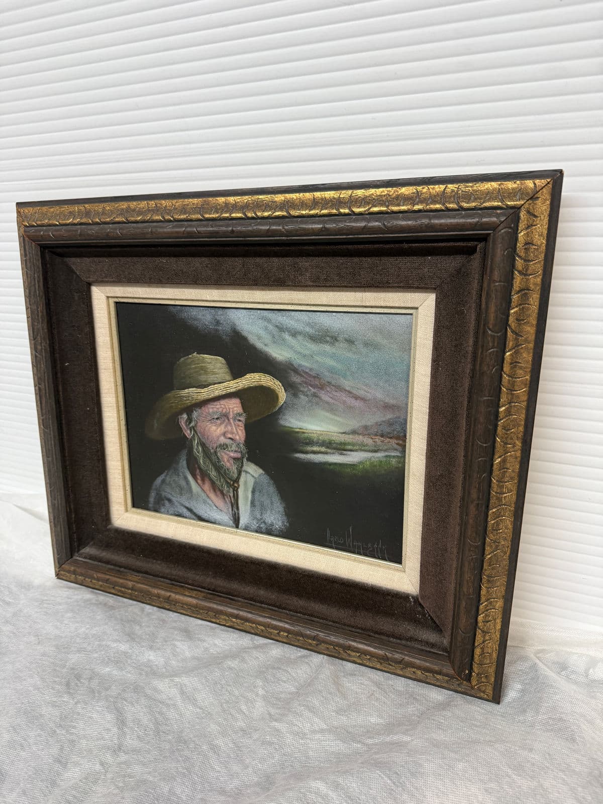 Carlo Wahlbeck Original Painting, Signed + Framed - Thumbnail 5