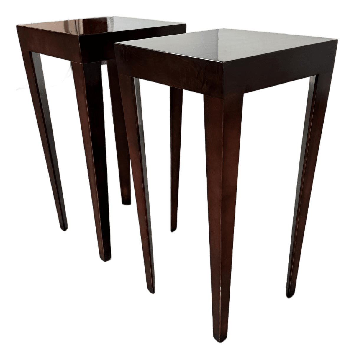 Swaim Occasional Side Tables, Pair - Thumbnail 2