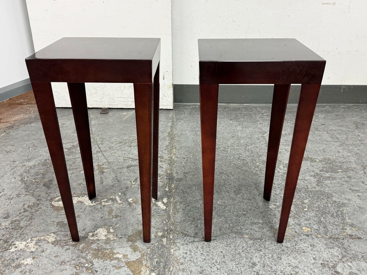 Swaim Occasional Side Tables, Pair - Thumbnail 3