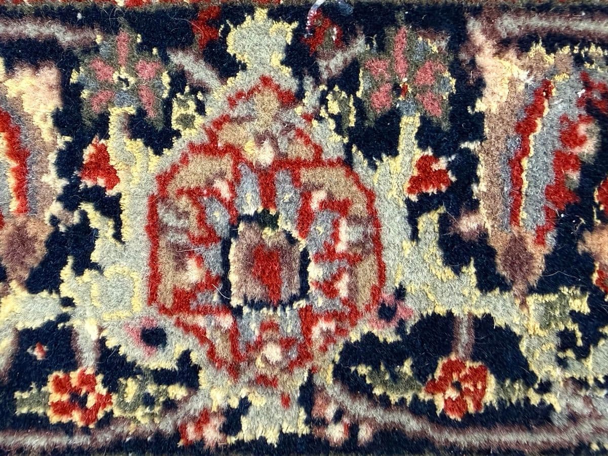 4ft X 6ft Persian Tabriz Mahi Wool & Silk Area Rug - Thumbnail 7