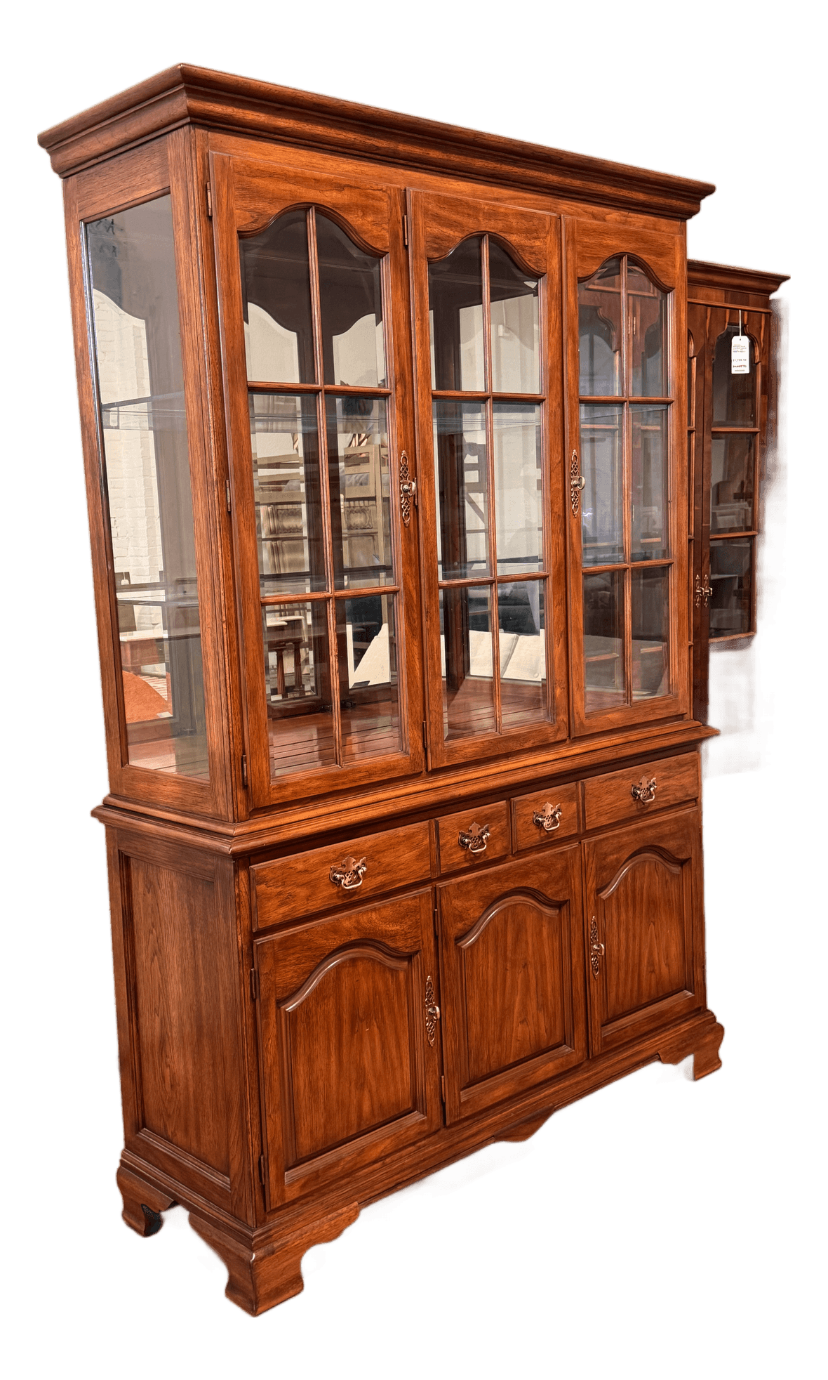 Drexel Heritage Late 20th Century China/ Display Hutch - Thumbnail 2