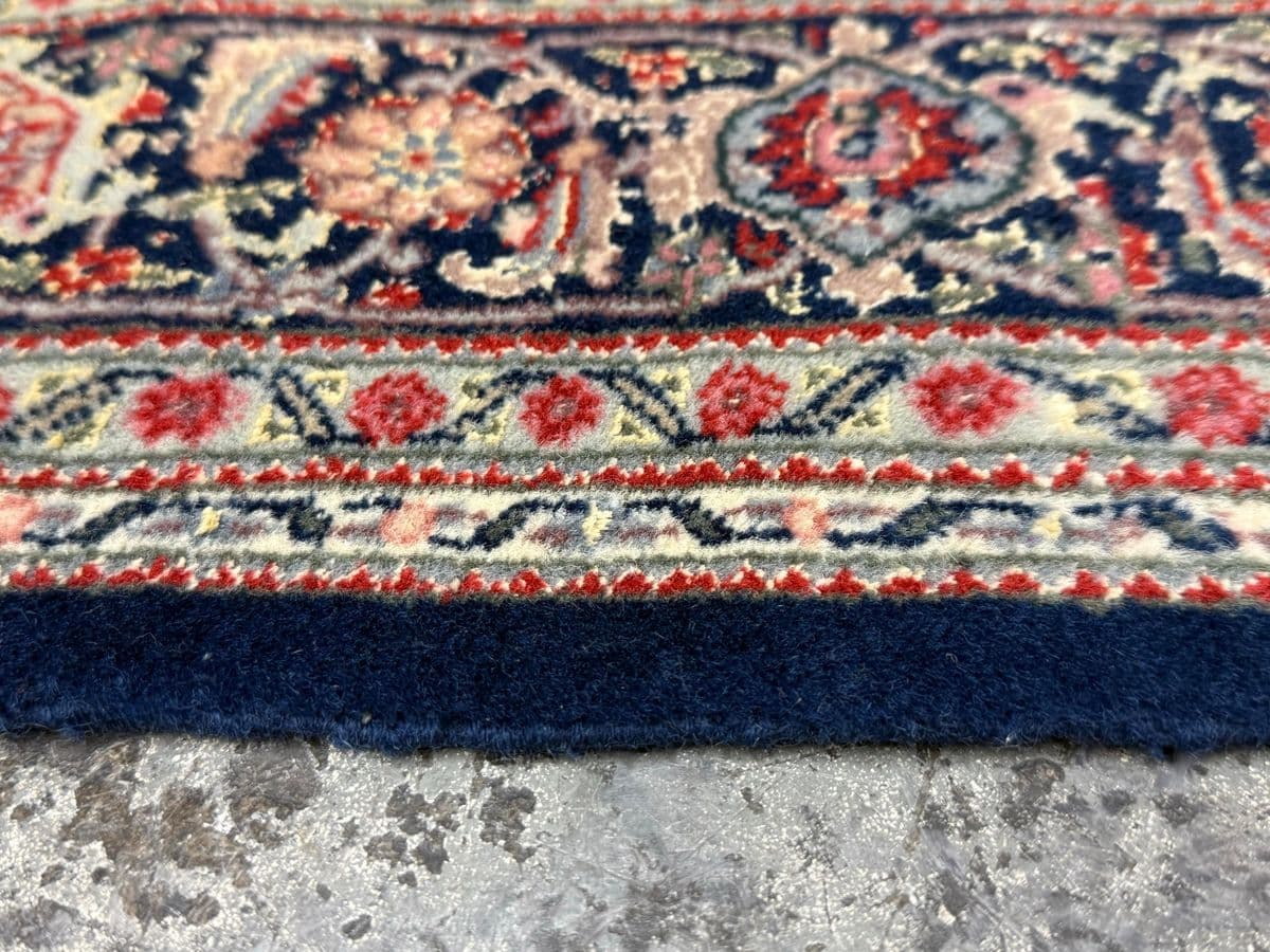 4ft X 6ft Persian Tabriz Mahi Wool & Silk Area Rug - Thumbnail 11