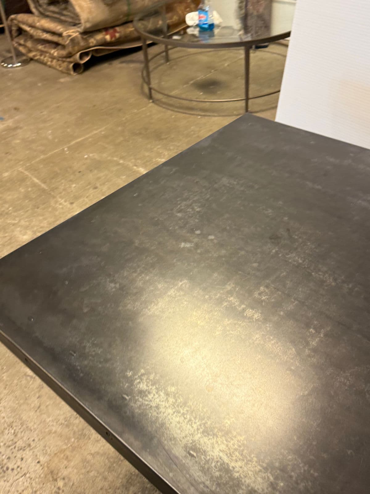 Big Daddy's Antique Metal Dining Table - Thumbnail 10