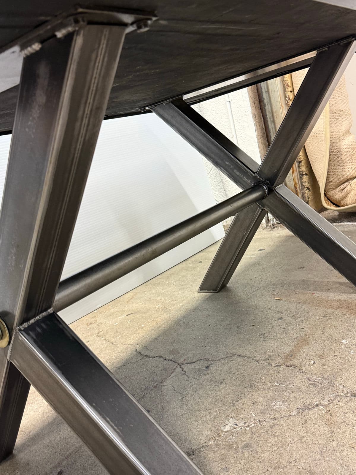 Big Daddy's Antique Metal Dining Table - Thumbnail 8