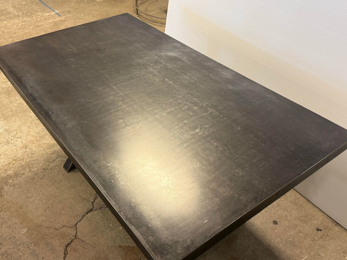 Big Daddy's Antique Metal Dining Table - Thumbnail 11