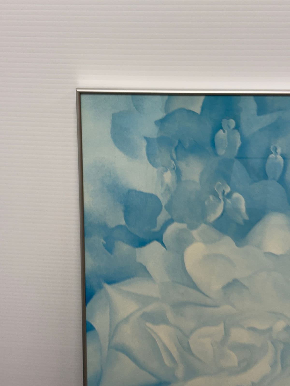 Georgia O'Keeffe "White Rose With Larkspur No. 2" Poster, Framed - Thumbnail 8