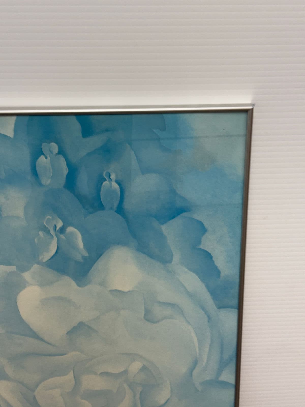 Georgia O'Keeffe "White Rose With Larkspur No. 2" Poster, Framed - Thumbnail 6