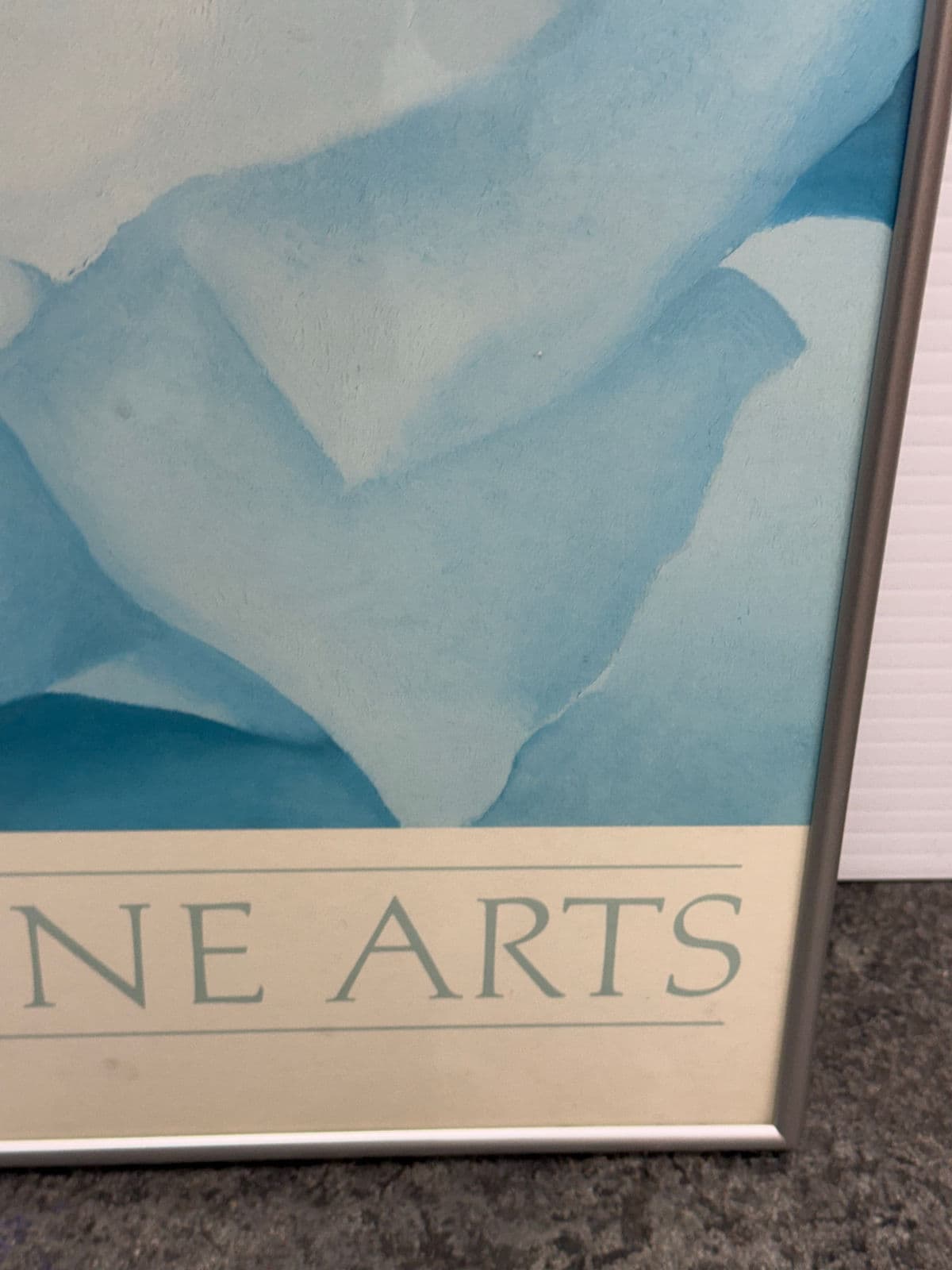 Georgia O'Keeffe "White Rose With Larkspur No. 2" Poster, Framed - Thumbnail 13