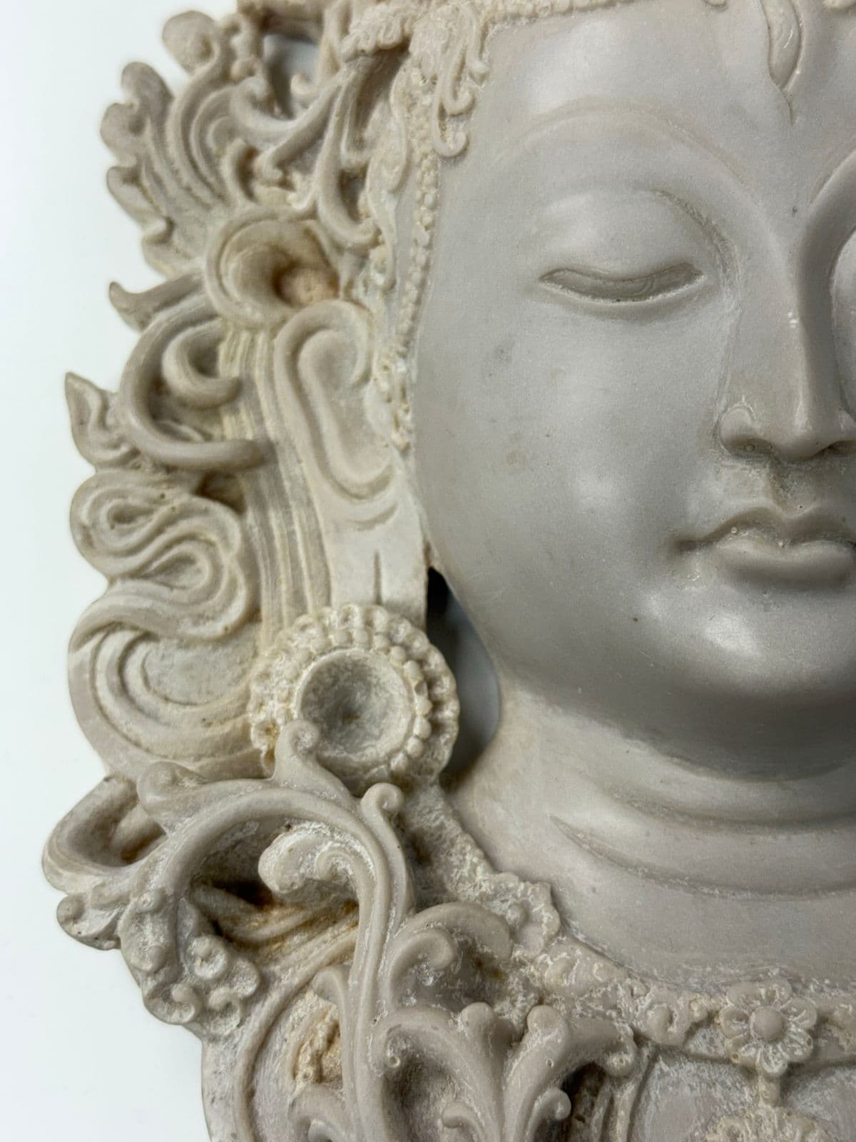 Handcrafted Tibetan Tara Mask - Thumbnail 4