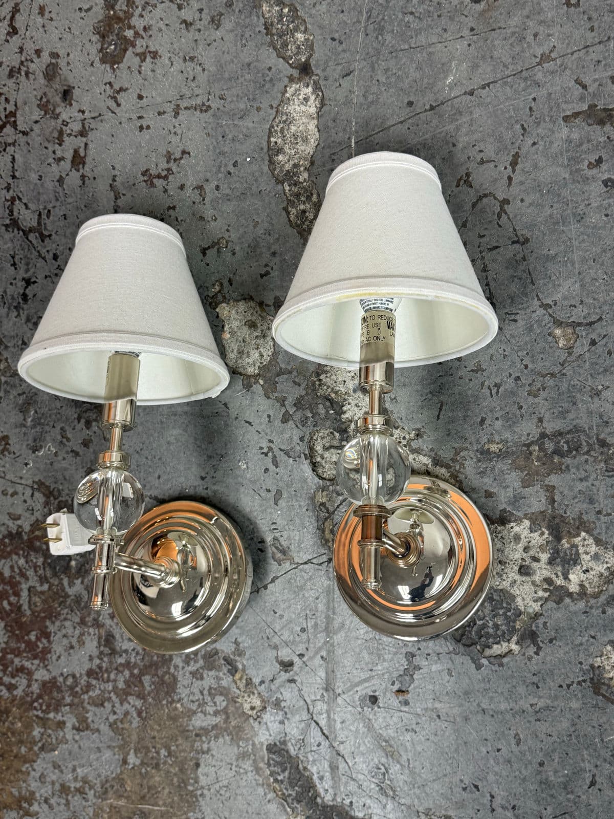 Restoration Hardware Wilshire Single Sconces, Pair - Thumbnail 6