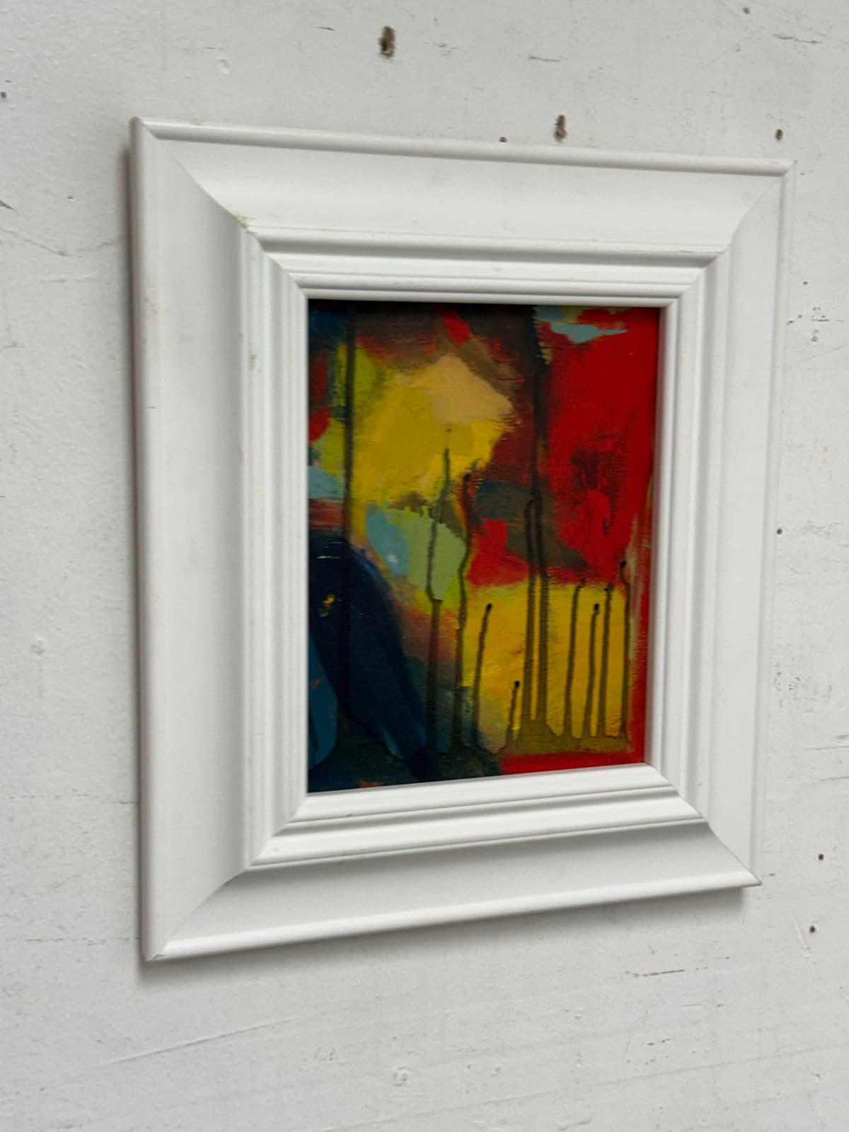 Abstract Bold Composition Painting, Framed - Thumbnail 3