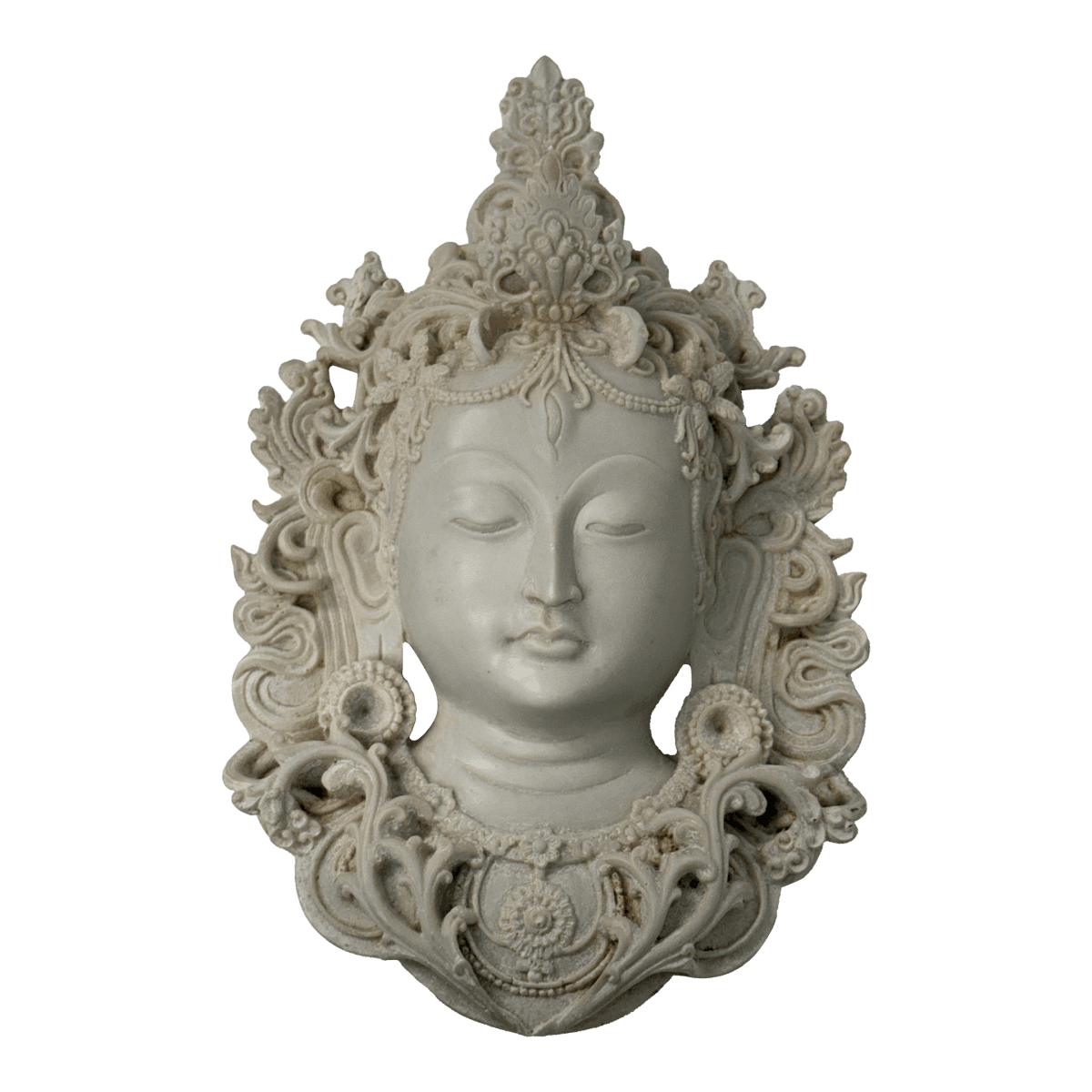 Handcrafted Tibetan Tara Mask - Thumbnail 2