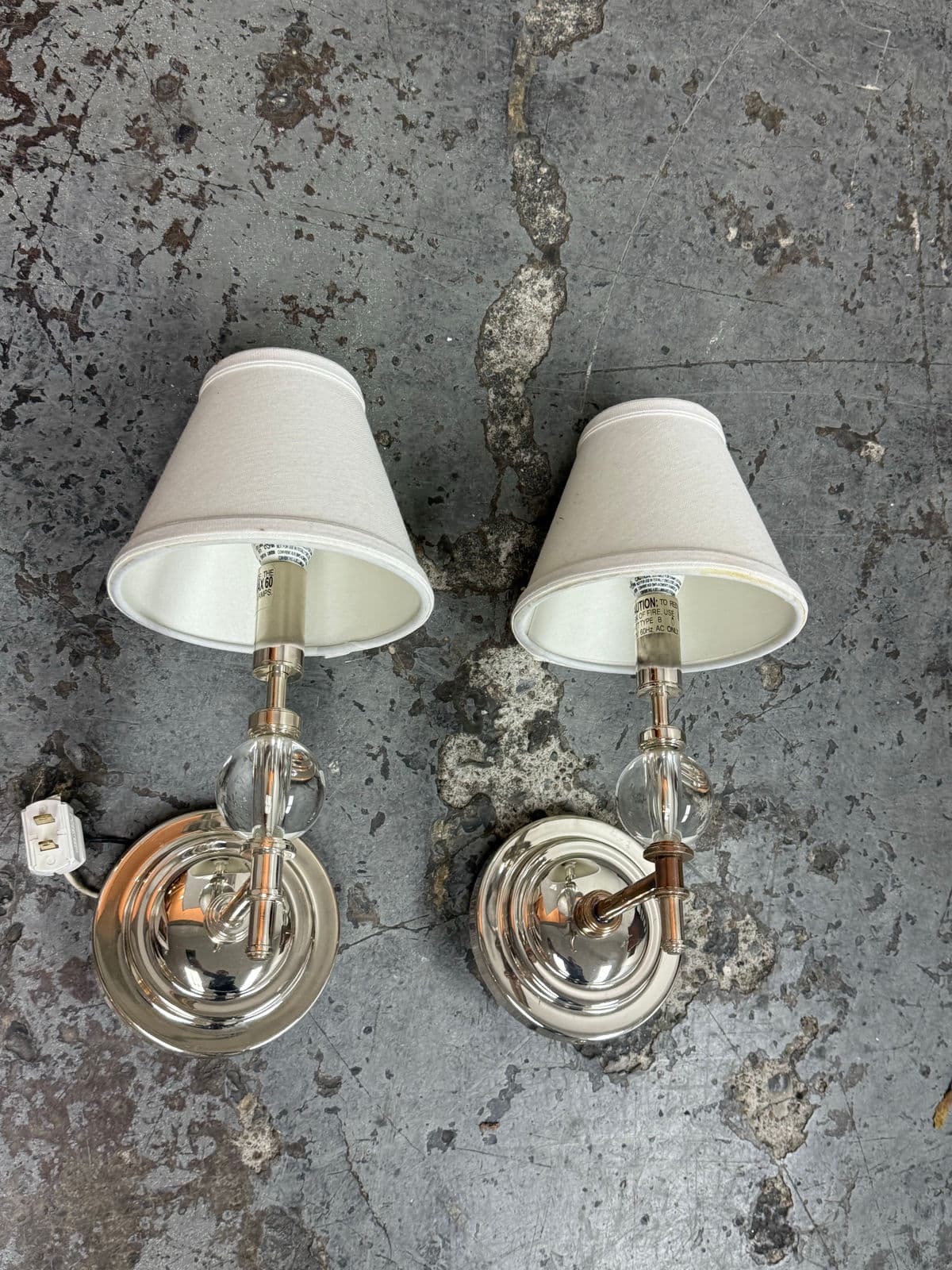 Restoration Hardware Wilshire Single Sconces, Pair - Thumbnail 9