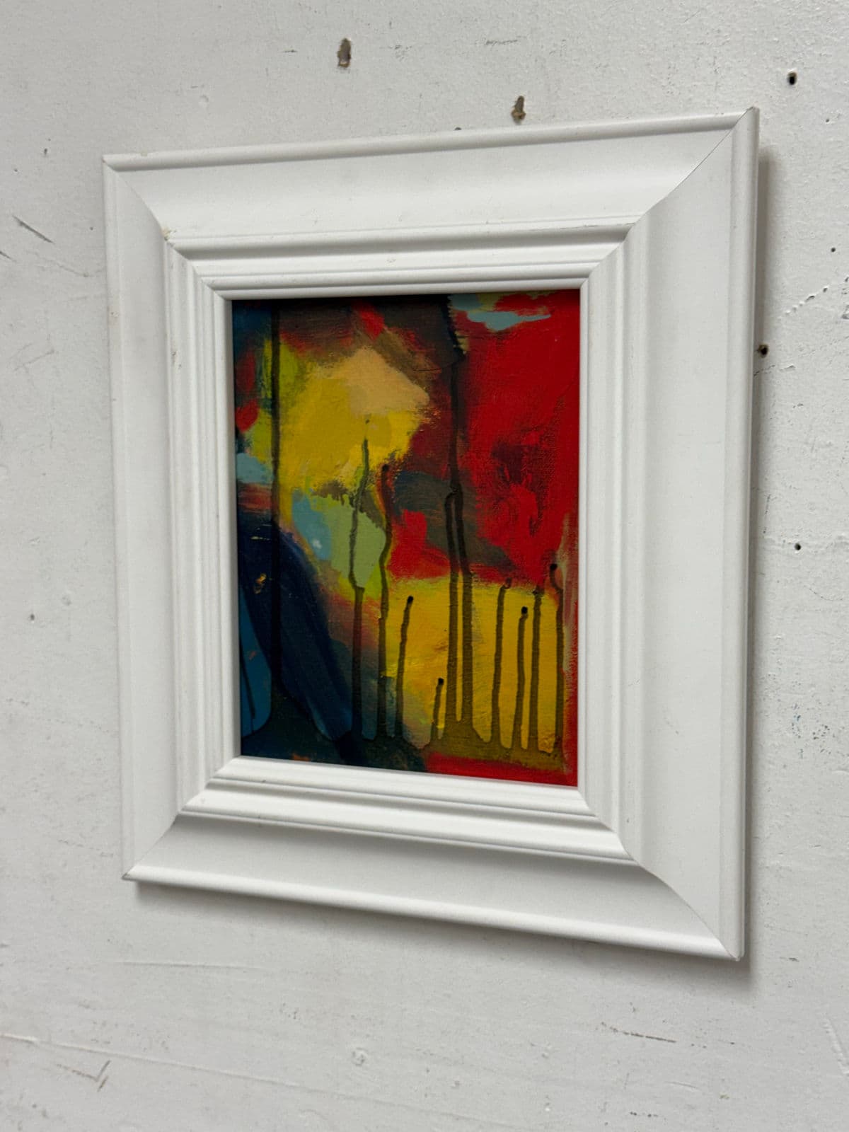 Abstract Bold Composition Painting, Framed - Thumbnail 4