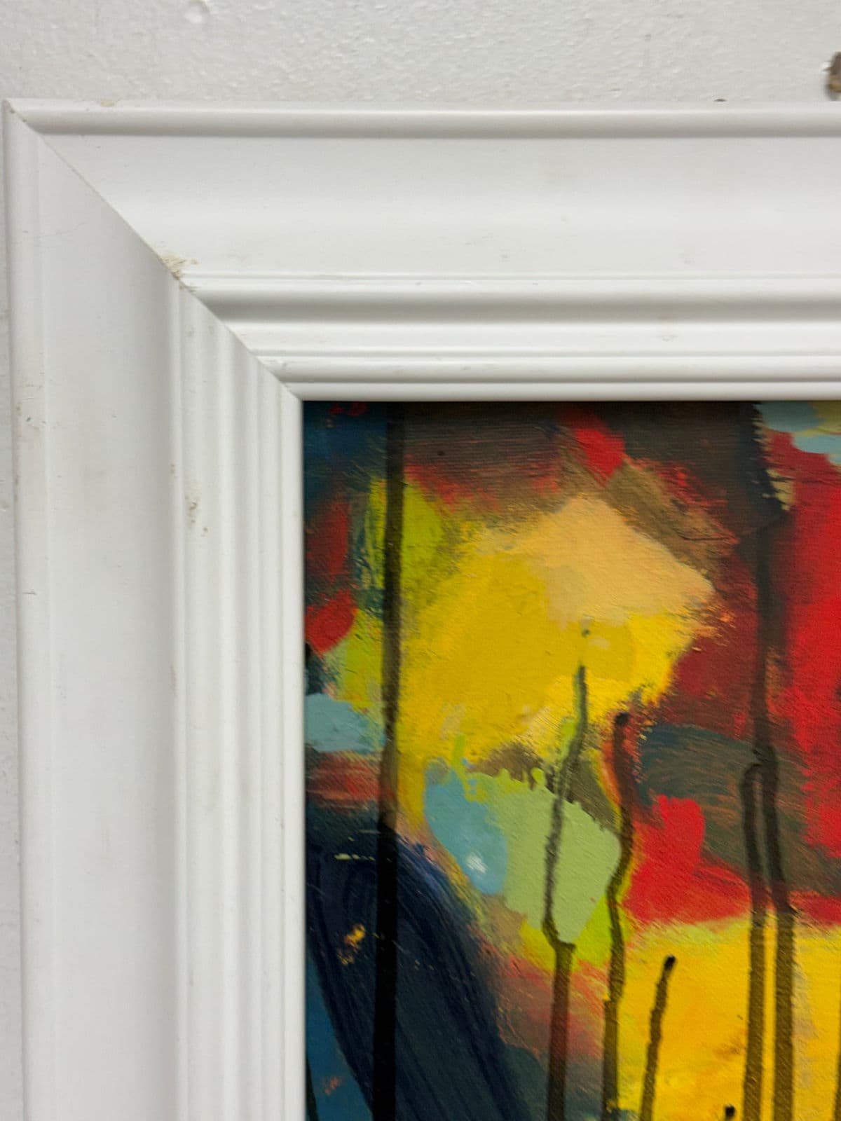 Abstract Bold Composition Painting, Framed - Thumbnail 5