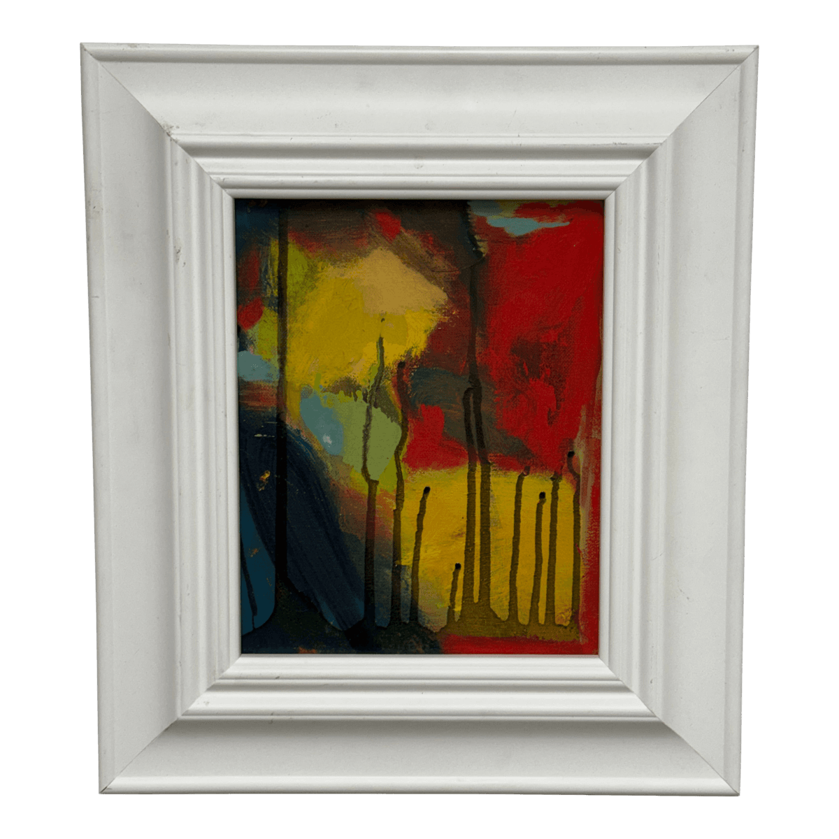 Abstract Bold Composition Painting, Framed - Thumbnail 2