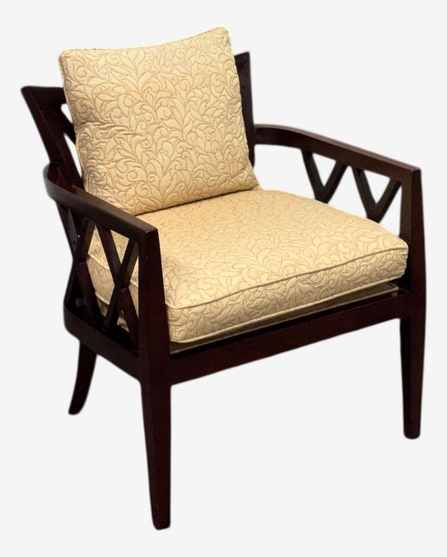Barbara Barry for Baker Furniture Double X Arm Chair - Image 1