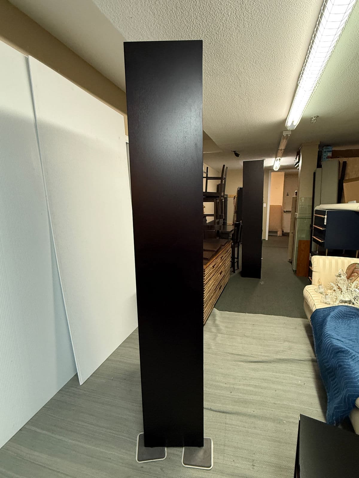 Tall Wood Display Cabinet With Glass Door and Lower Storage - Thumbnail 6