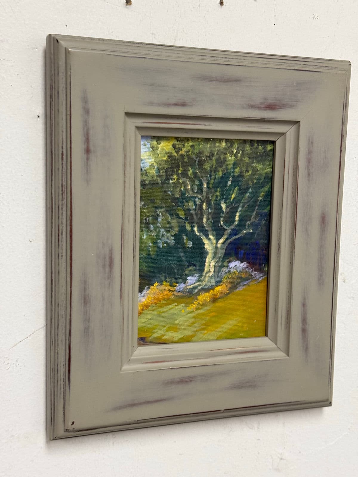 Impressionist Tree in Grove Painting, Framed - Thumbnail 13