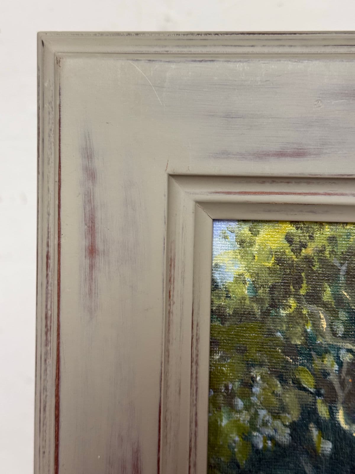 Impressionist Tree in Grove Painting, Framed - Thumbnail 4