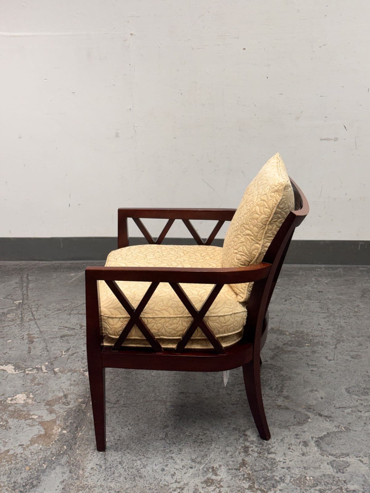 Barbara Barry for Baker Furniture Double X Arm Chair - Thumbnail 7