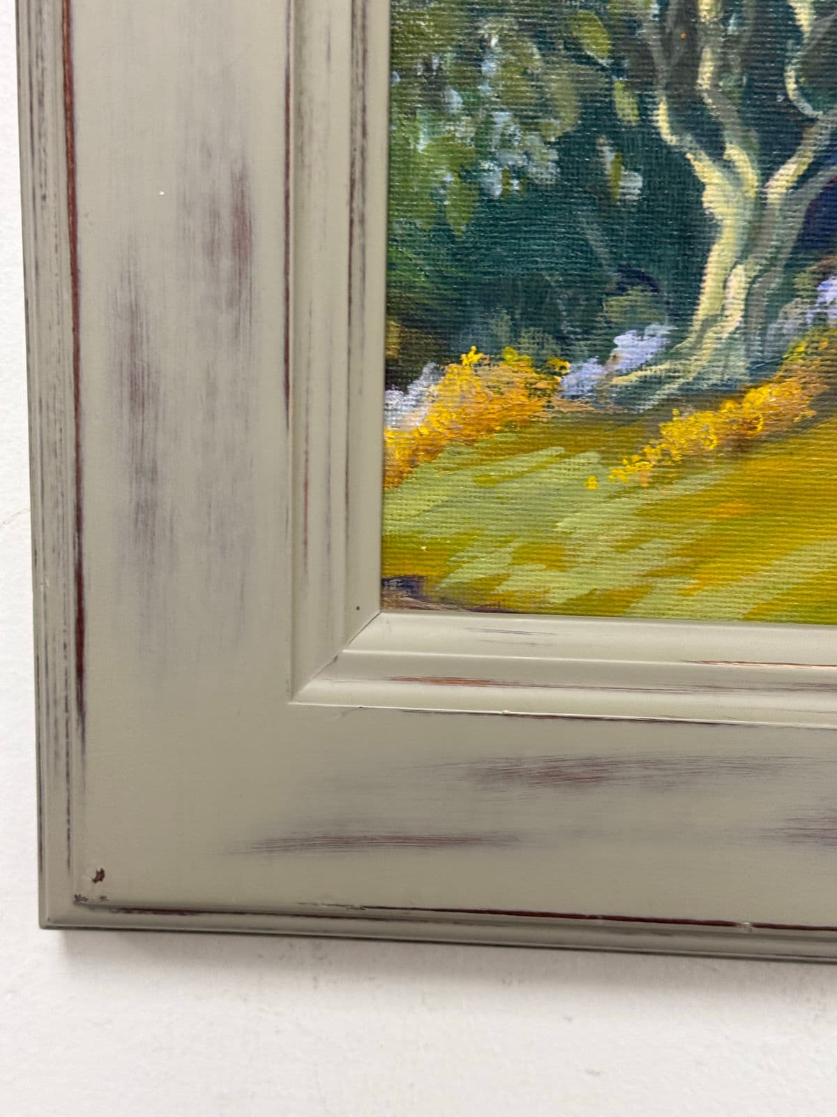 Impressionist Tree in Grove Painting, Framed - Thumbnail 9