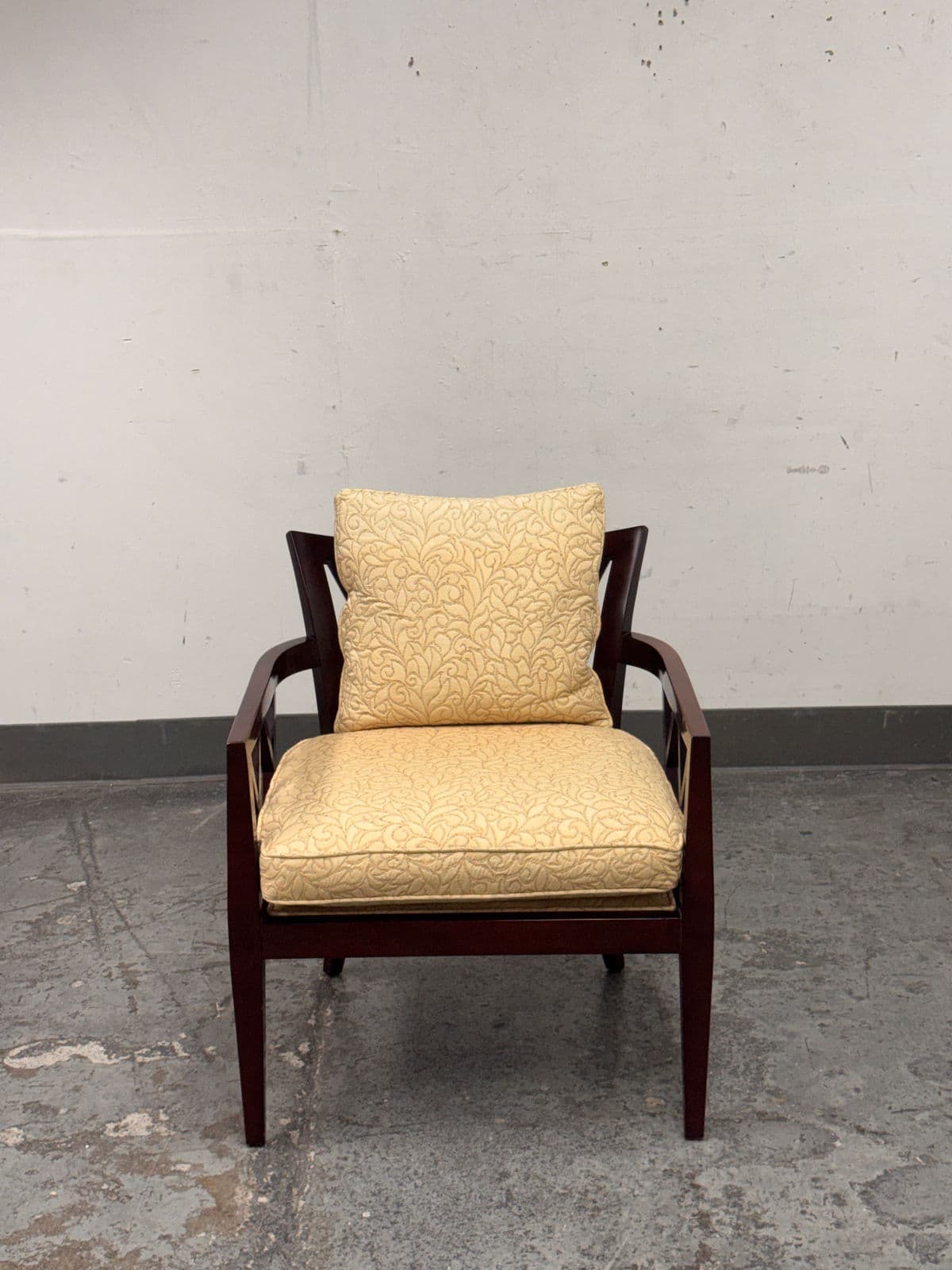 Barbara Barry for Baker Furniture Double X Arm Chair - Thumbnail 4