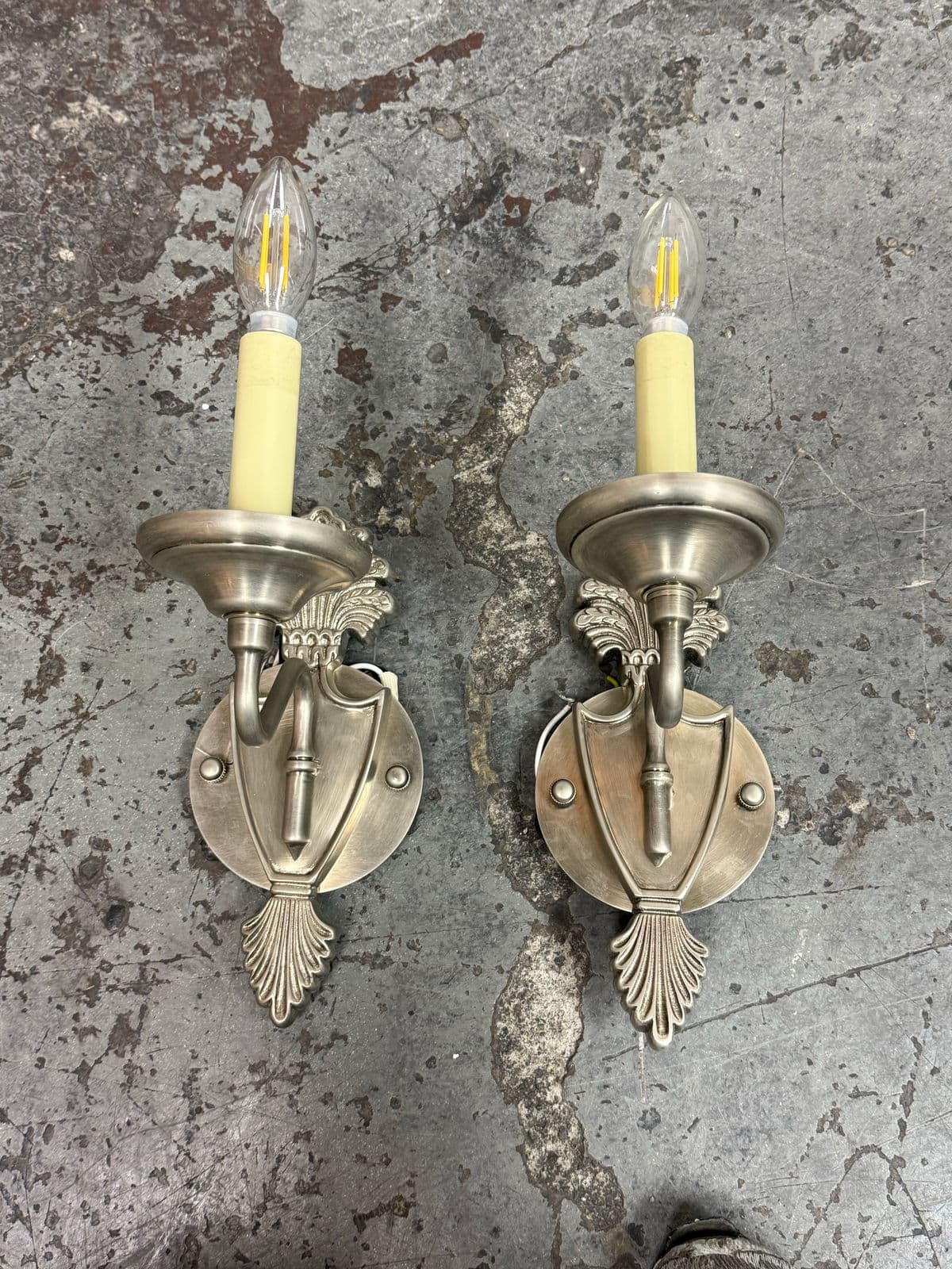 19th Century Neoclassical Style Wall Sconces, Pair - Thumbnail 4