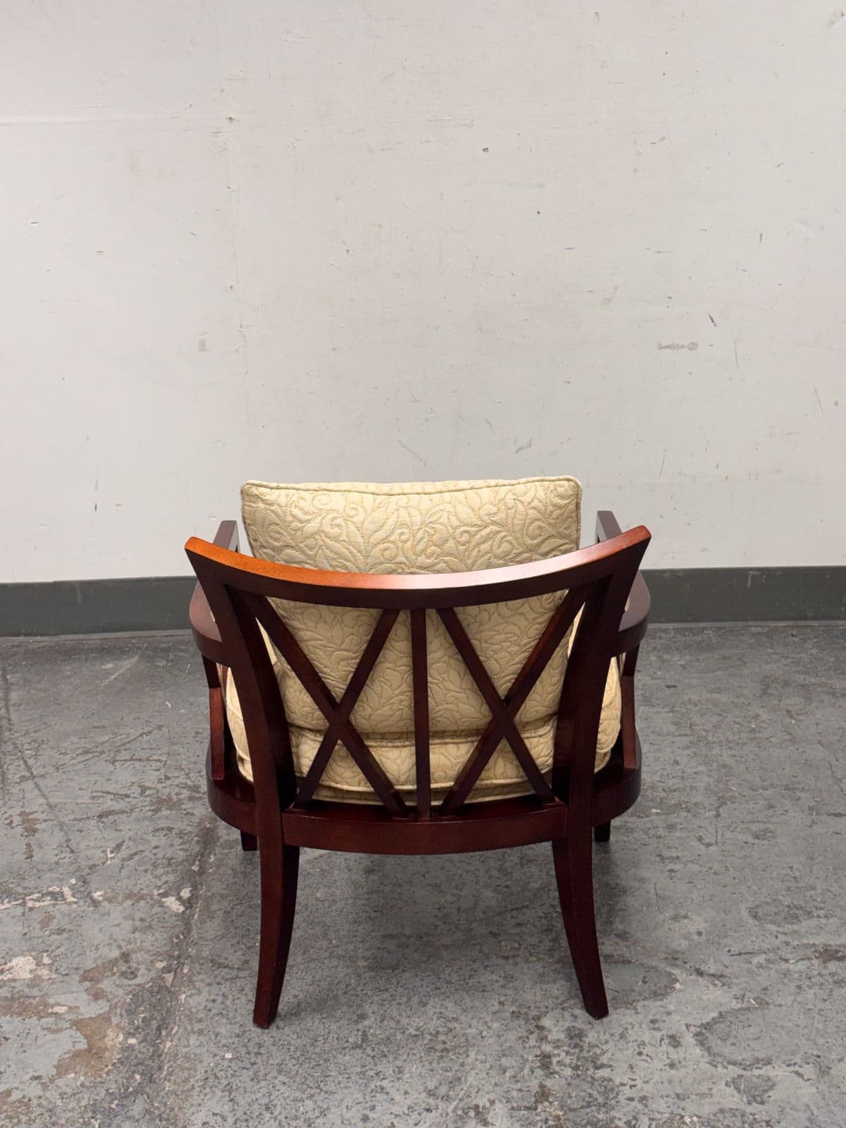 Barbara Barry for Baker Furniture Double X Arm Chair - Thumbnail 6