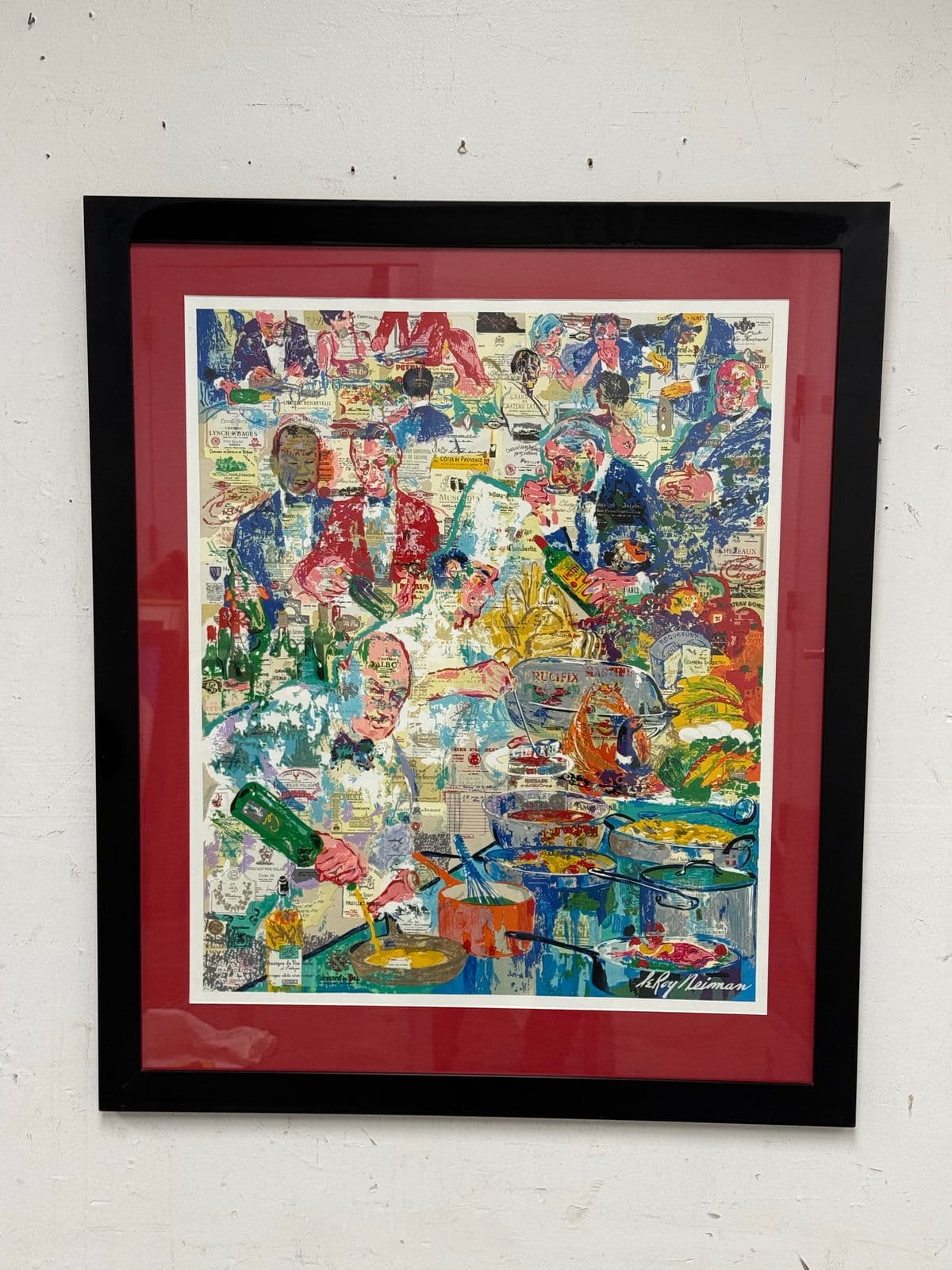 LeRoy Neiman International Cuisine Print, Framed - Thumbnail 12