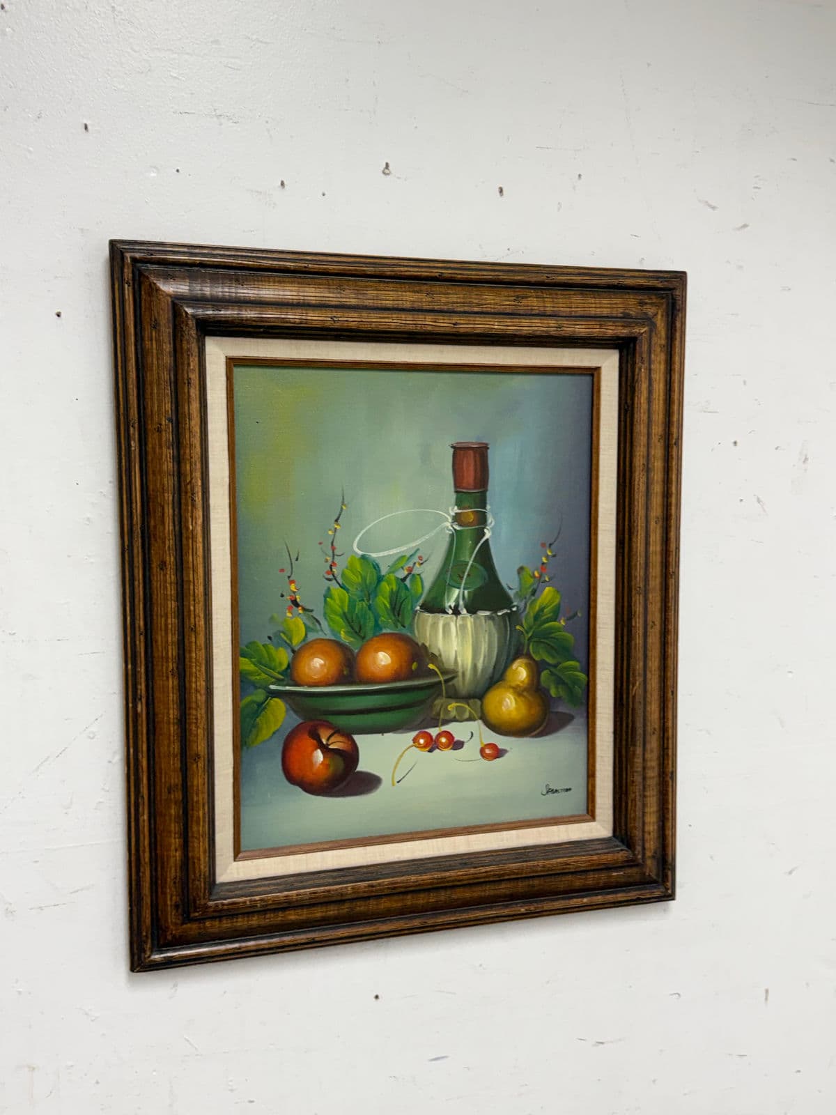 Late 20th Century Sebastian Still Life Oil Painting, Framed - Thumbnail 3