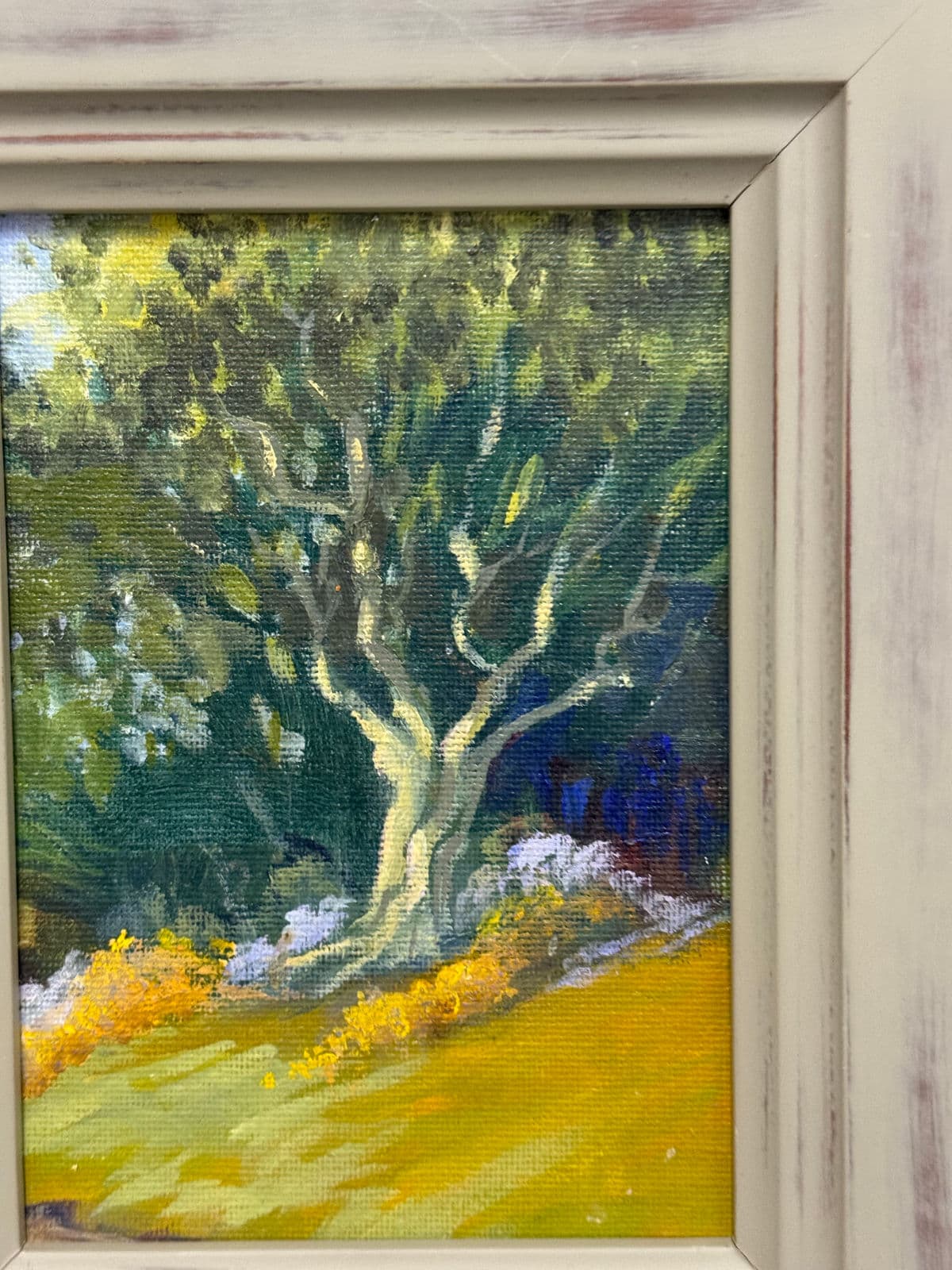 Impressionist Tree in Grove Painting, Framed - Thumbnail 11