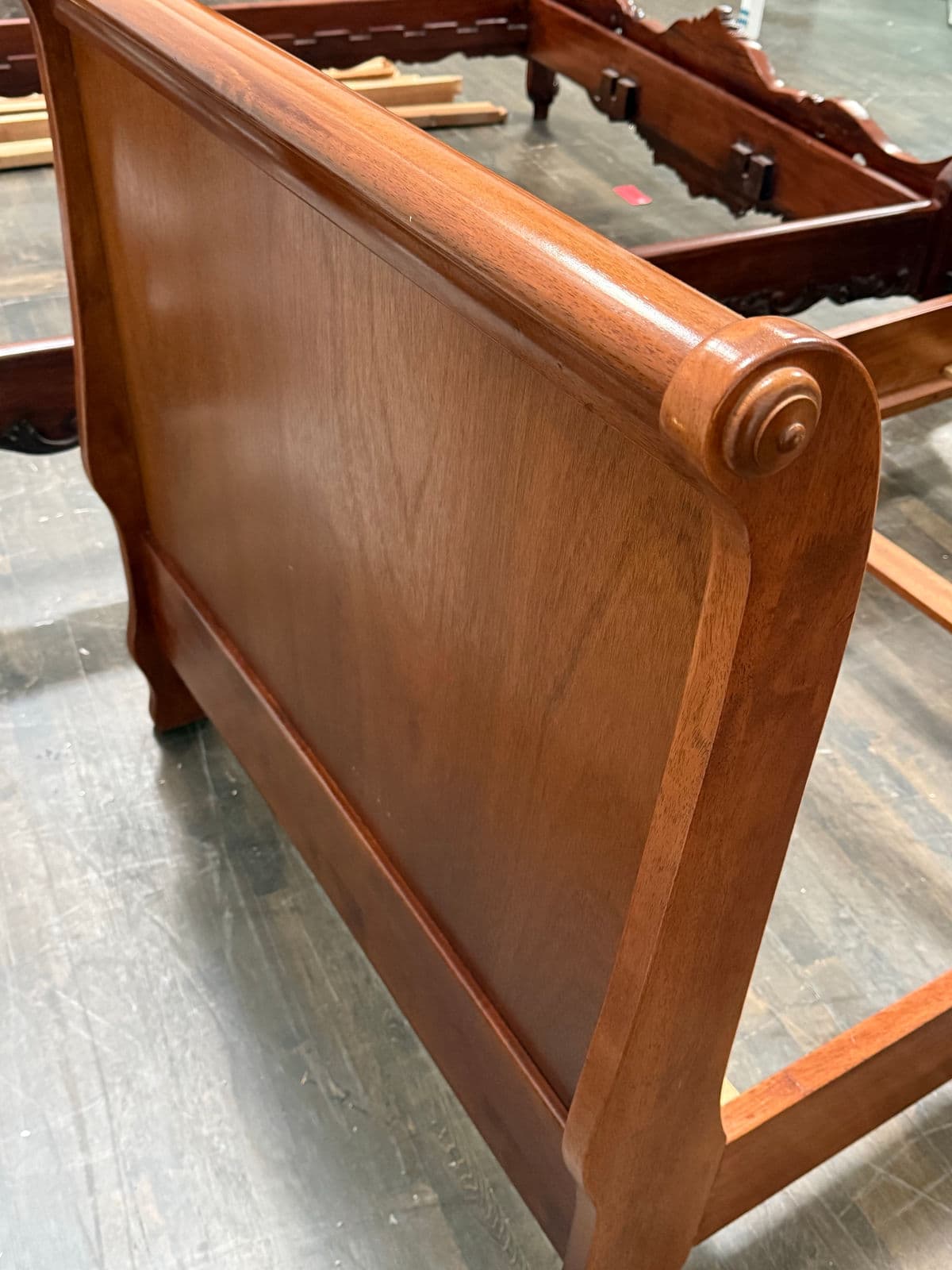 Twin Size Circa 1997 Bombay Co. Sleigh Bed Frame - Thumbnail 13