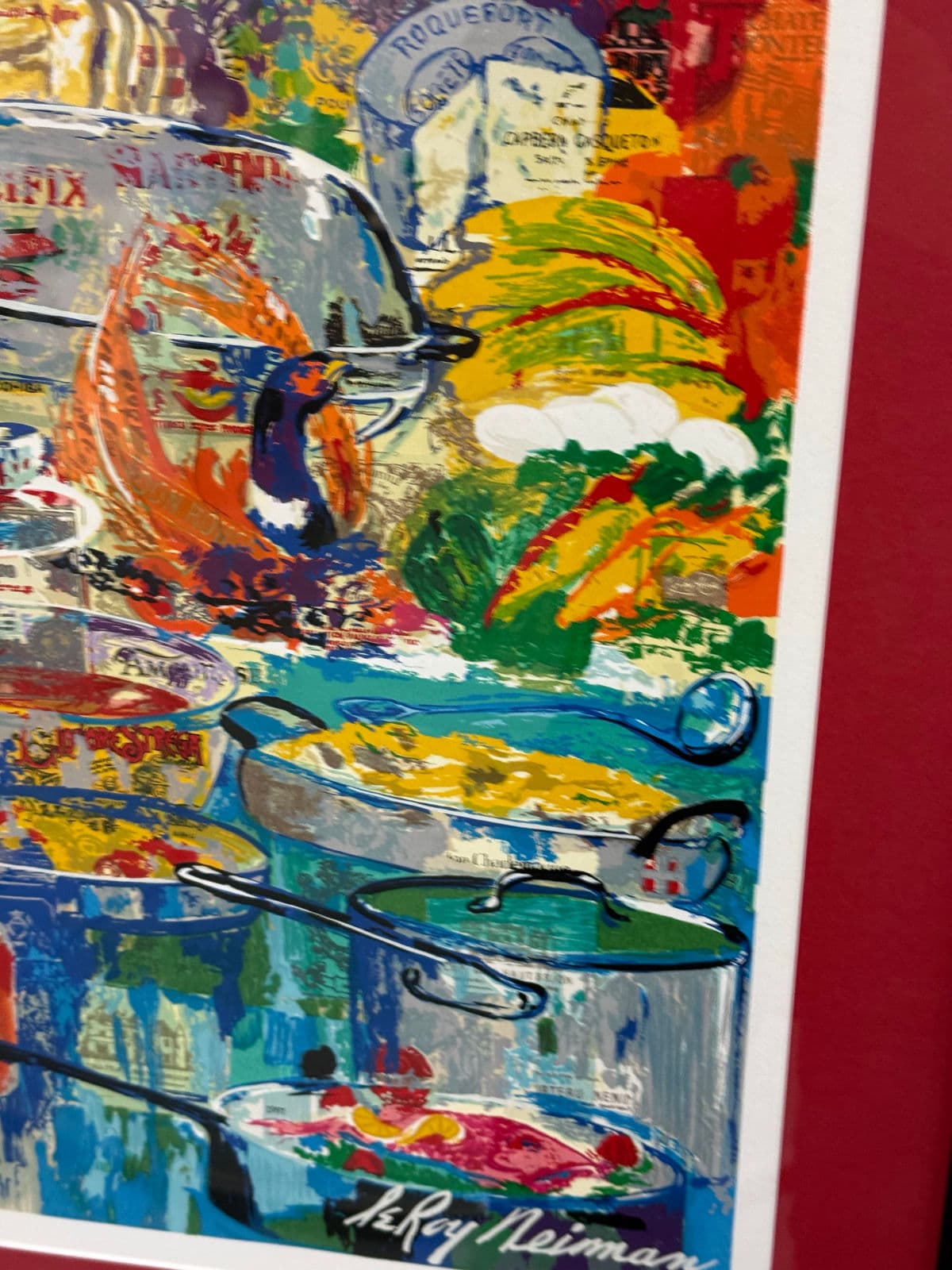 LeRoy Neiman International Cuisine Print, Framed - Thumbnail 9