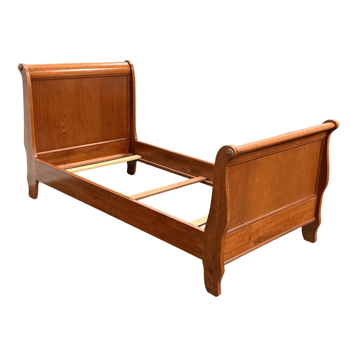 Twin Size Circa 1997 Bombay Co. Sleigh Bed Frame - Thumbnail 2