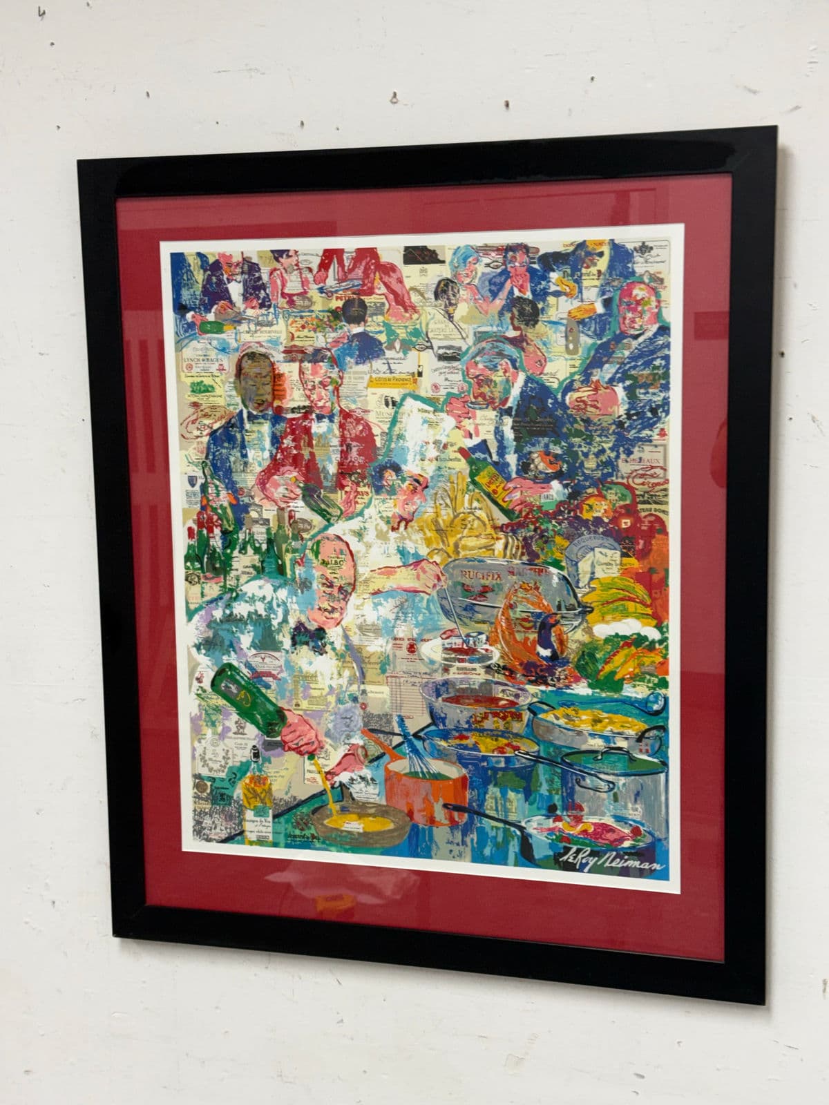 LeRoy Neiman International Cuisine Print, Framed - Thumbnail 7