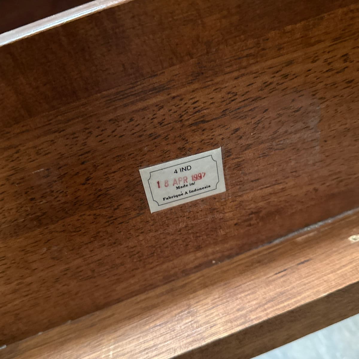 Twin Size Circa 1997 Bombay Co. Sleigh Bed Frame - Thumbnail 12