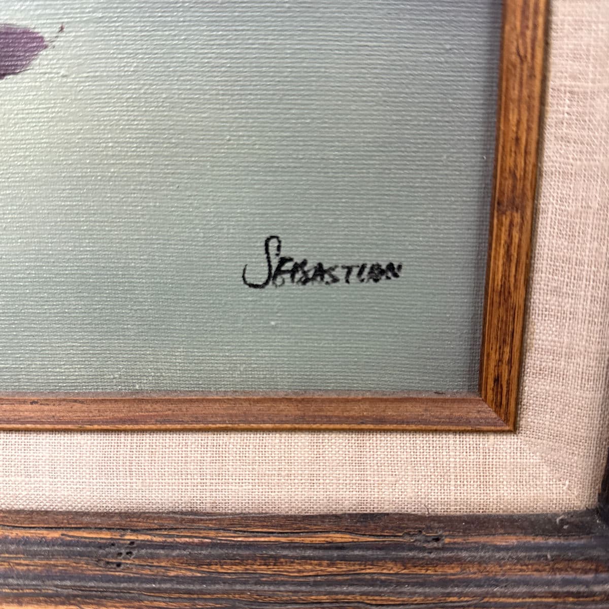 Late 20th Century Sebastian Still Life Oil Painting, Framed - Thumbnail 13