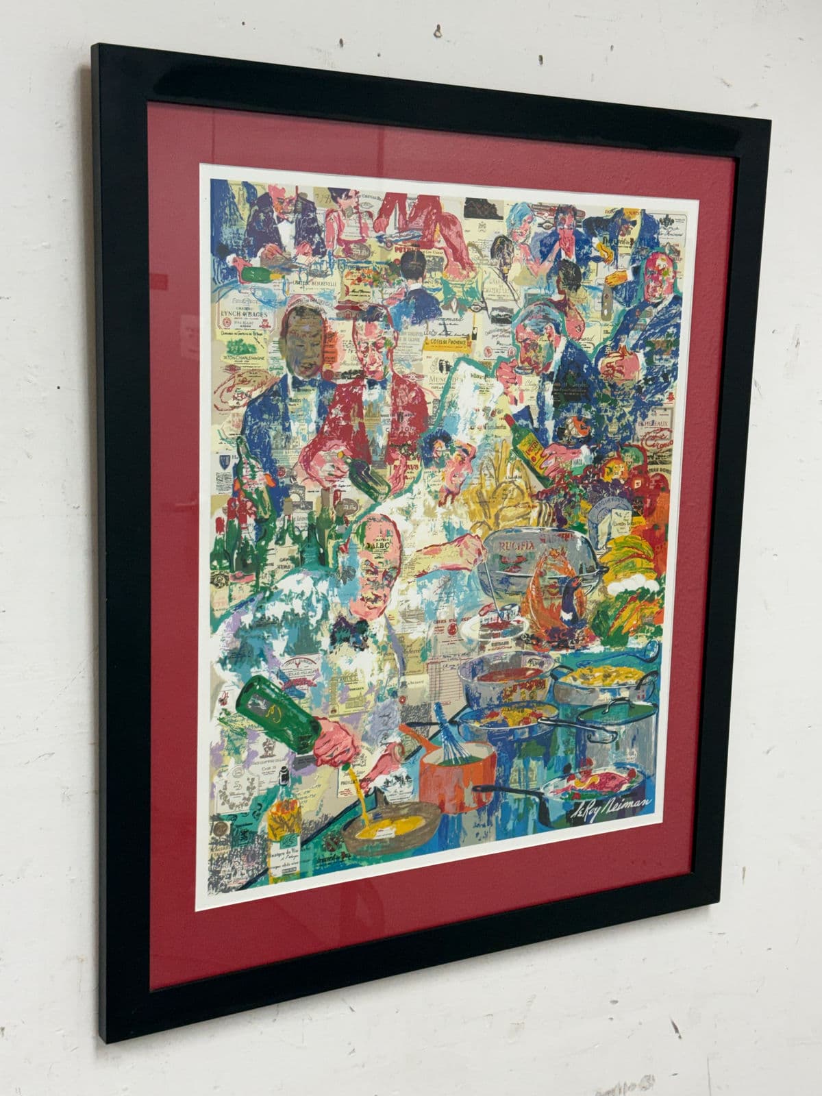 LeRoy Neiman International Cuisine Print, Framed - Thumbnail 4