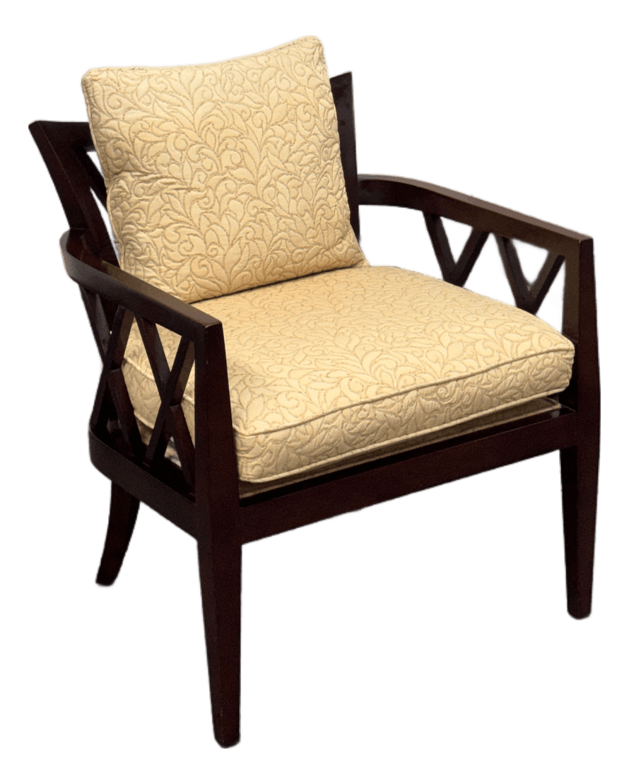 Barbara Barry for Baker Furniture Double X Arm Chair - Thumbnail 2