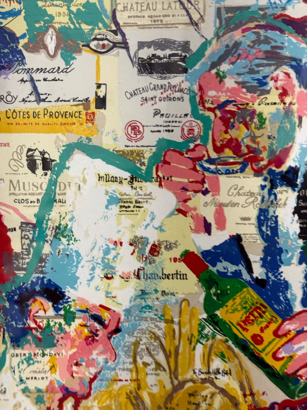 LeRoy Neiman International Cuisine Print, Framed - Thumbnail 3