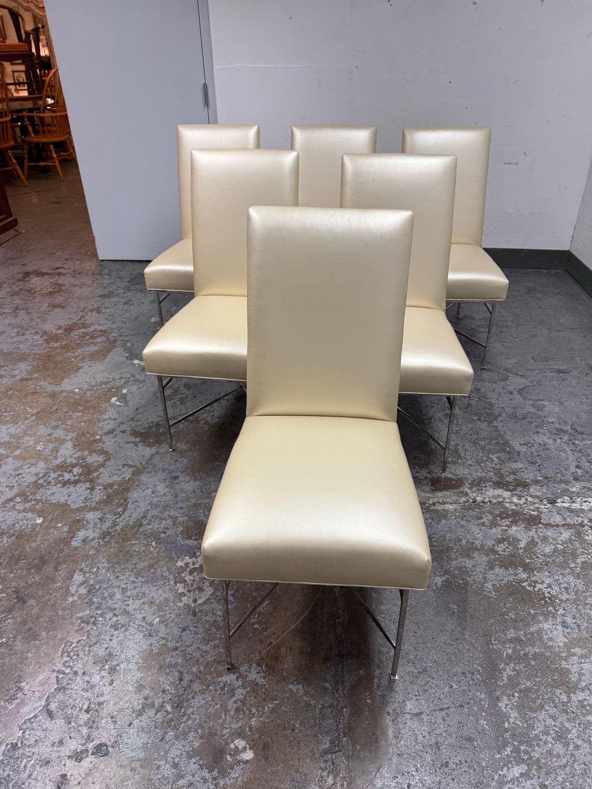 Michael Weiss for Vanguard Boswell Side Chairs, Set of Six - Thumbnail 9