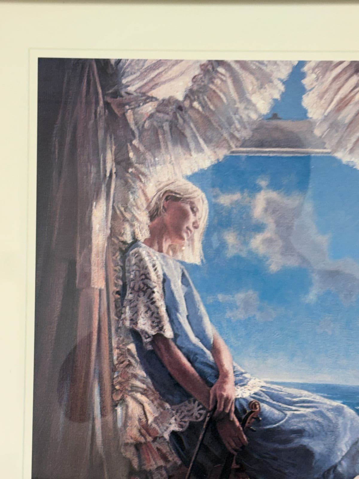 Circa 1984 Signed Lake Tahoe Summer Music Festival Print, Framed - Thumbnail 6