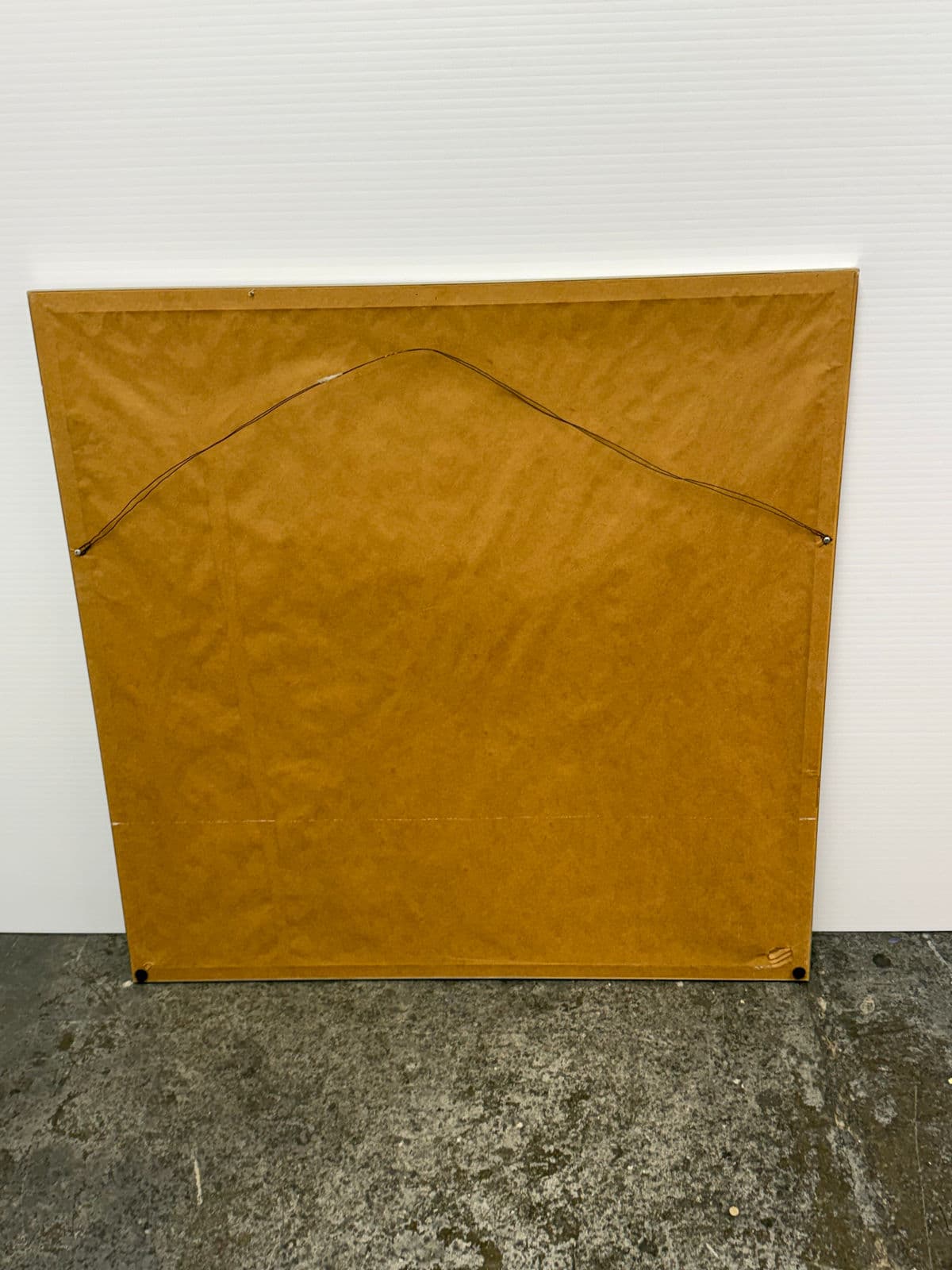 Contemporary Blue + White Brush Strokes Print, Framed - Thumbnail 11